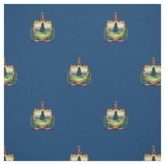 Tissu Drapeau de l'État du Vermont (Échantillon)