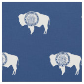Tissu Drapeau de l'État du Wyoming (Fermer)