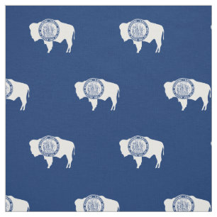 Tissu Drapeau de l'État du Wyoming