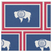 Tissu Drapeau de l'État du Wyoming (Fermer)