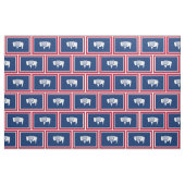 Tissu Drapeau de l'État du Wyoming (Fat Quarter)