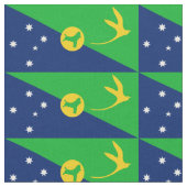 Tissu Drapeau de l'île Christmas (Fermer)