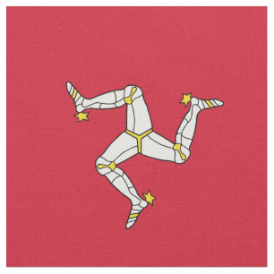 Tissu Drapeau de l'île de Man