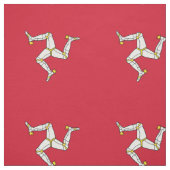Tissu Drapeau de l'île de Man (Échantillon)