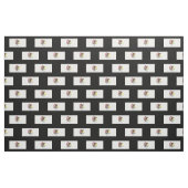 Tissu Drapeau de l'Illinois (Fat Quarter)