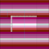 Tissu Drapeau de lipstick Lesbian Pride (Carreau)