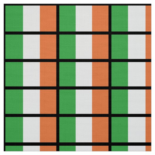 Tissu Drapeau de l'Irlande (Échantillon)