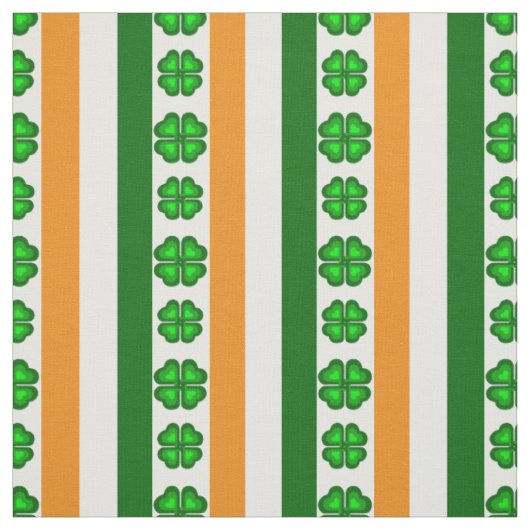 Tissu Drapeau de l'Irlande/orange, blanc et vert, (Échantillon)