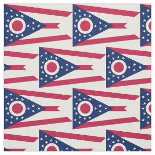Tissu Drapeau de l'Ohio