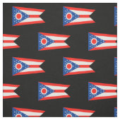 Tissu Drapeau de l'Ohio (Échantillon)