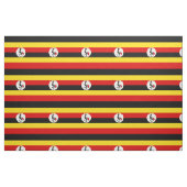 Tissu Drapeau de l'Ouganda (Fat Quarter)
