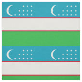 Tissu Drapeau de l'Ouzbékistan (Échantillon)