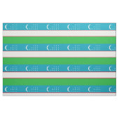 Tissu Drapeau de l'Ouzbékistan (Fat Quarter)