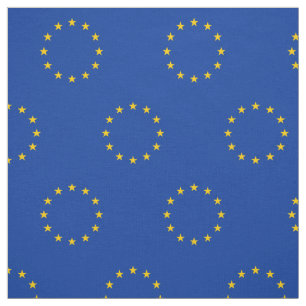 Tissu Drapeau de l'Union européenne patriotique