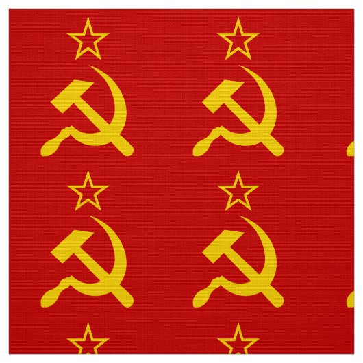Tissu Drapeau de l'URSS - Drapeau de l'Union soviétique (Échantillon)