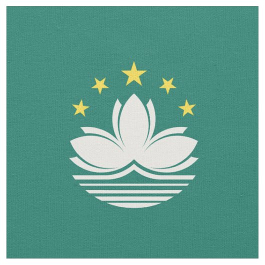 Tissu Drapeau de Macao (Fermer)