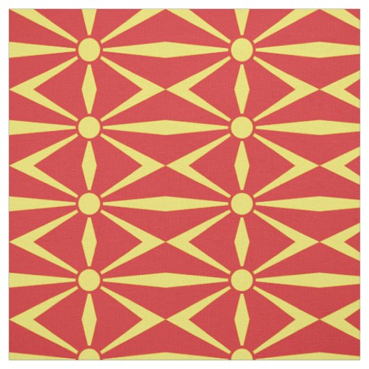Tissu Drapeau de Macédoine du Nord (Échantillon)