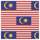 Tissu Drapeau de Malaisie (Fermer)