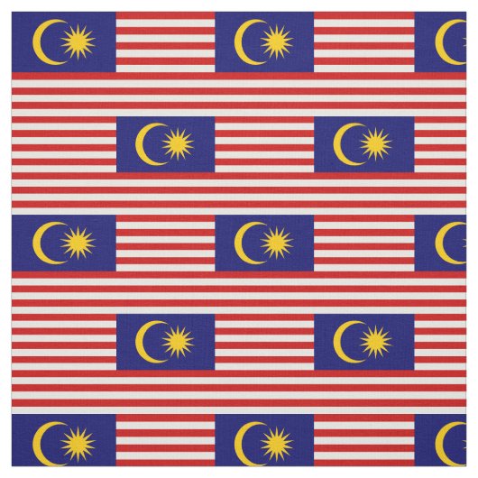 Tissu Drapeau de Malaisie (Échantillon)