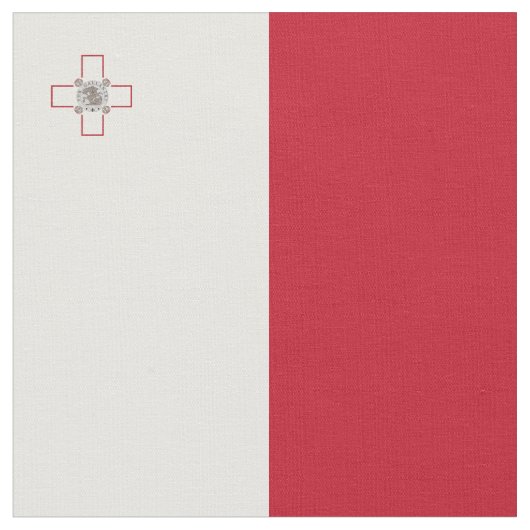 Tissu Drapeau de Malte (Fermer)