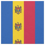 Tissu Drapeau de Moldova (Fermer)
