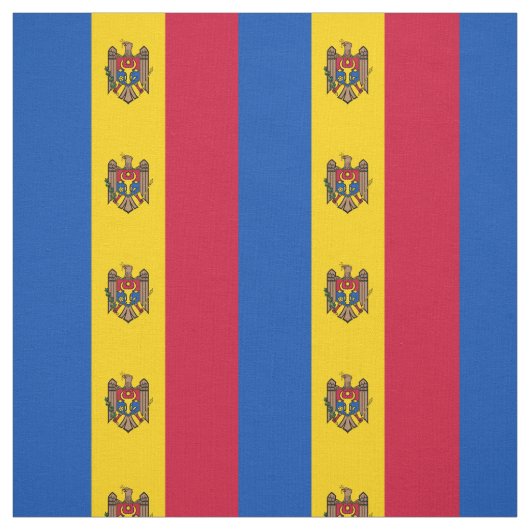 Tissu Drapeau de Moldova (Échantillon)