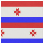 Tissu Drapeau de Mordovie (Fermer)