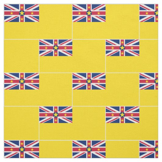 Tissu Drapeau de Niue (Échantillon)