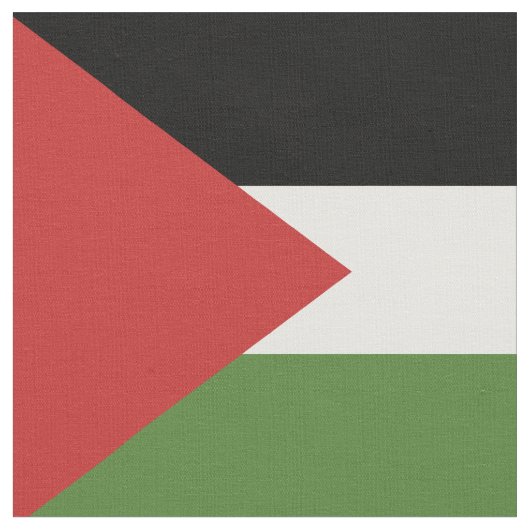 Tissu Drapeau de Palestine (Fermer)