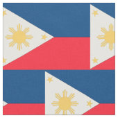 Tissu Drapeau de Philippines (Fermer)