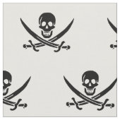 Tissu Drapeau de pirate Crâne croisé épées (Fermer)