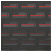 Tissu Drapeau de pompier affligé par obscurité (Échantillon)