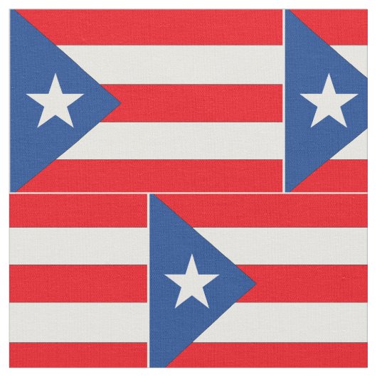 Tissu Drapeau de Porto Rico (Fermer)
