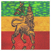 Tissu Drapeau de Rasta Lion de Judah (Fermer)