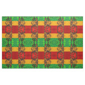 Tissu Drapeau de Rasta Lion de Judah (Fat Quarter)