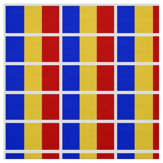 Tissu Drapeau de Roumanie (Échantillon)
