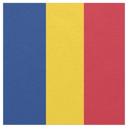 Tissu Drapeau de Roumanie (Fermer)