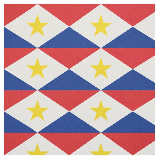 Tissu Drapeau de Saba (Échantillon)