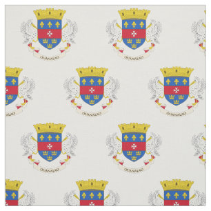 Tissu Drapeau de Saint-Barthélemy
