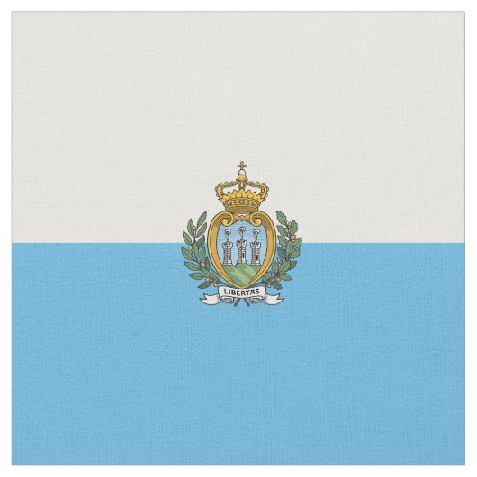 Tissu Drapeau de Saint-Marin (Fermer)