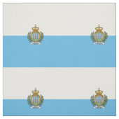 Tissu Drapeau de Saint-Marin (Échantillon)