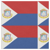 Tissu Drapeau de Saint-Martin (Fermer)