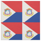 Tissu Drapeau de Saint-Martin (Échantillon)