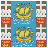Tissu Drapeau de Saint-Pierre-et-Miquelon (Fermer)