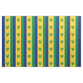 Tissu Drapeau de Saint-Vincent (Fat Quarter)