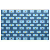 Tissu Drapeau de Sainte-Lucie (Fat Quarter)