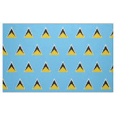 Tissu Drapeau de Sainte-Lucie (Fat Quarter)