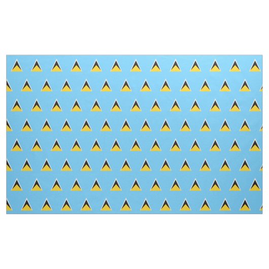 Tissu Drapeau de Sainte-Lucie (Yard)