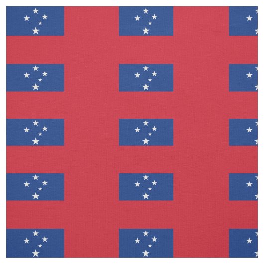 Tissu Drapeau de Samoa (Échantillon)