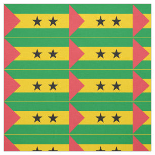 Tissu Drapeau de Sao Tomé-et-Principe